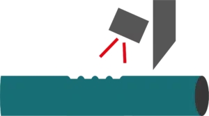 Automatic scrap cut