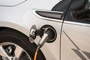 Elektroauto wird geladen