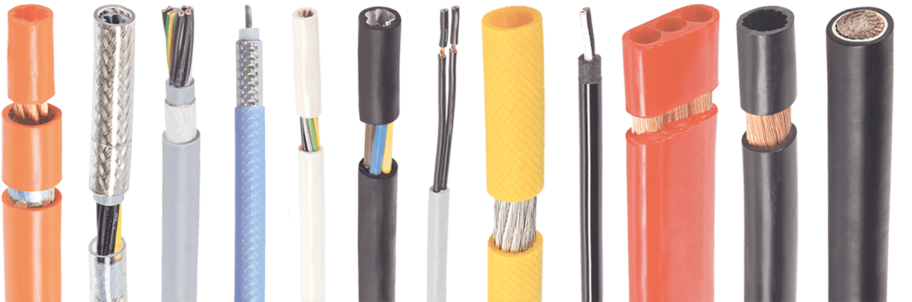 Different kinds of cable cutting and stripping