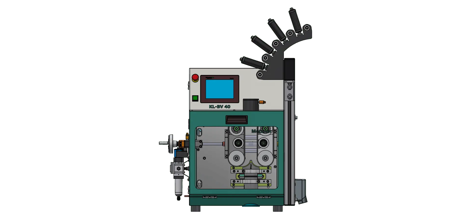 KL-BV 40 vertical cutting of pressure sensitive materials