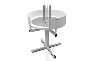 Passive dereeler, peripherial for processing of tubes, hoses and cables