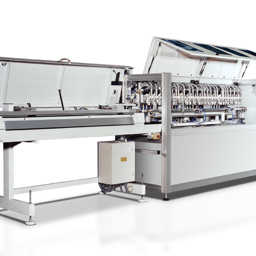 Complete drilling station for the drilling of profiles used in cars, furniture, white goods