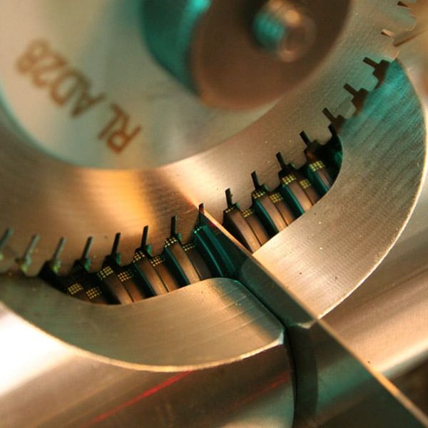 knife and pre-slit tube